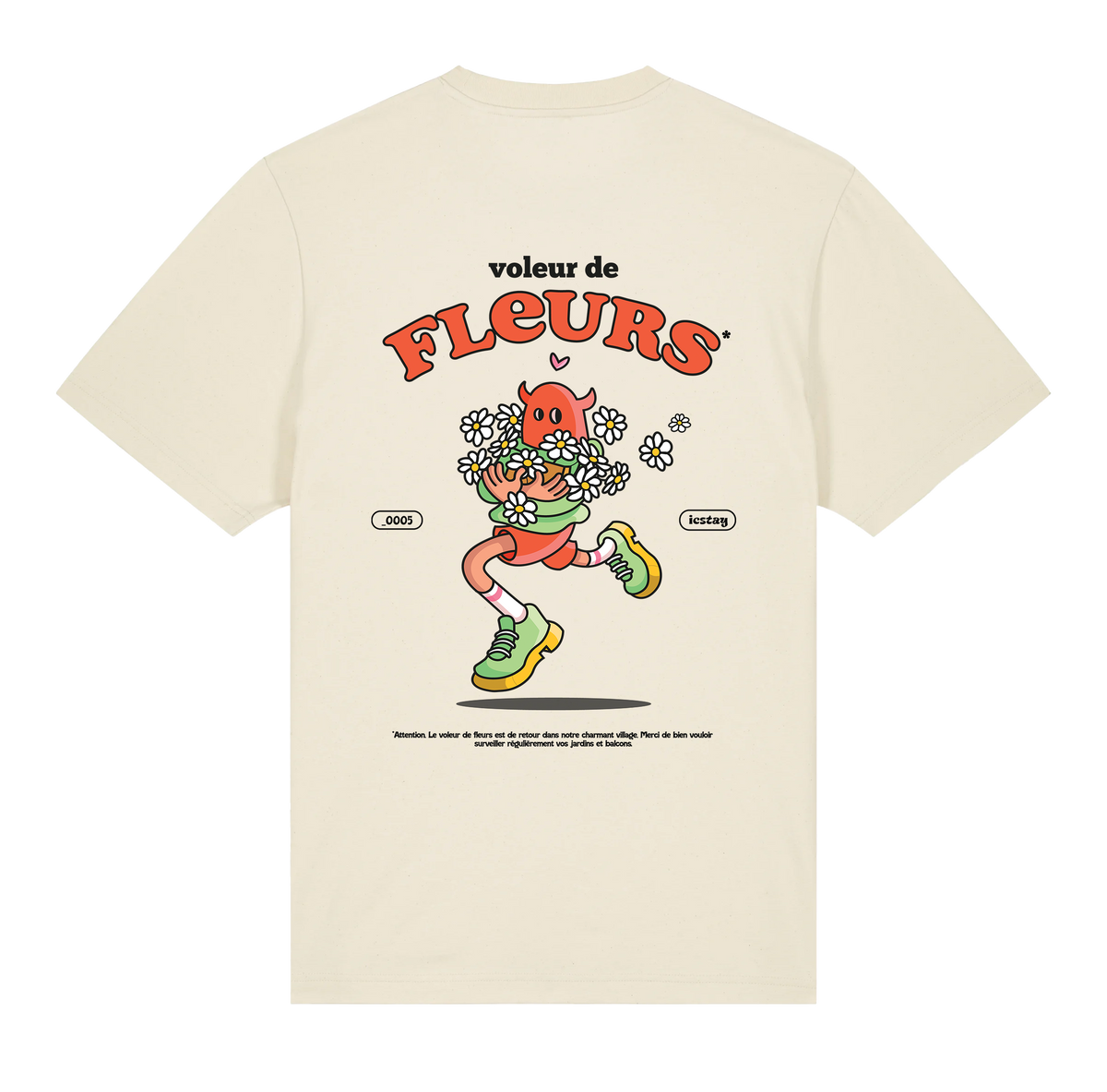 T-shirt Voleur de Fleurs