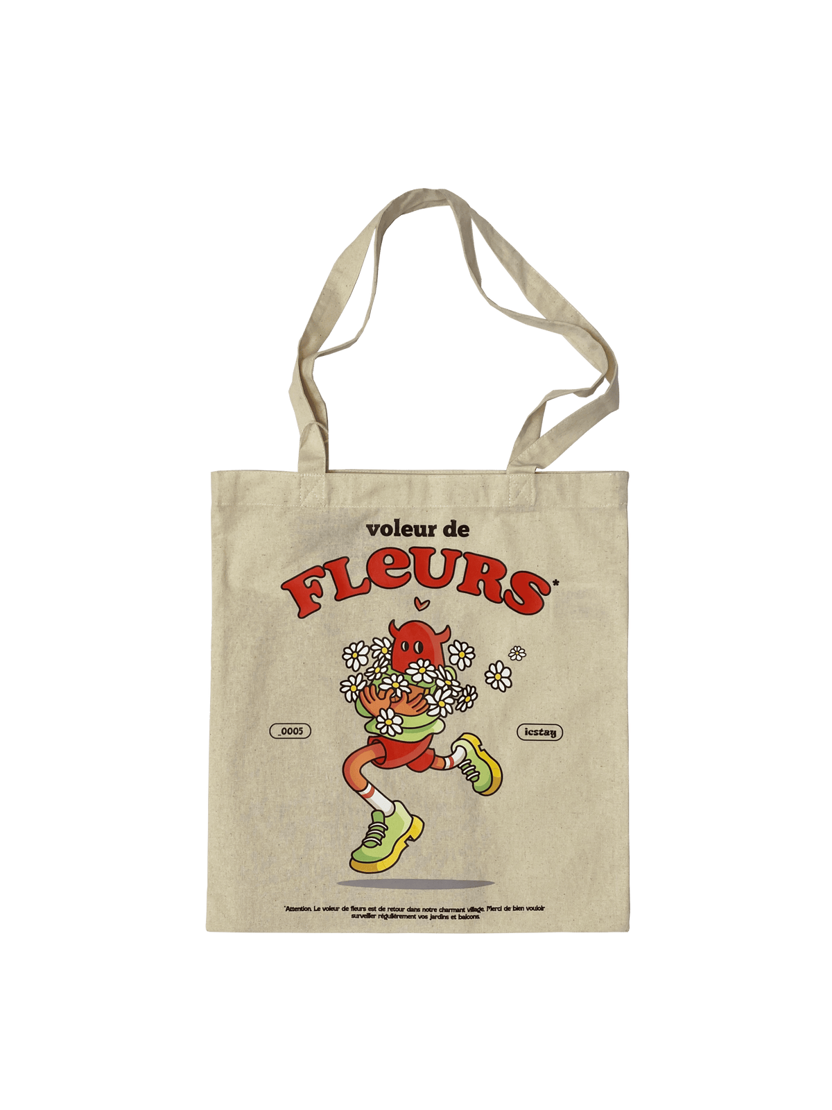 Tote Bag Voleur de Fleurs