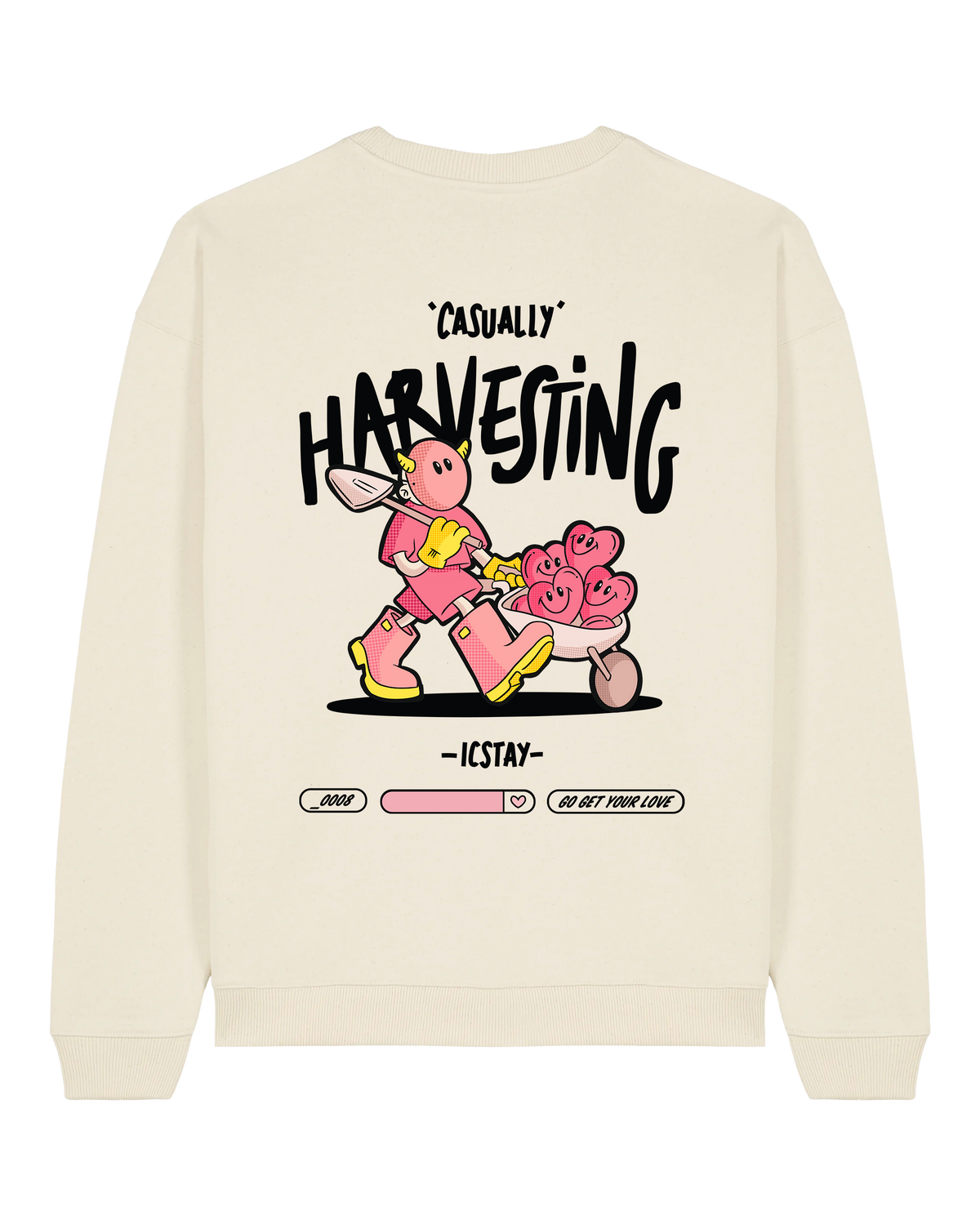 Crewneck Casually Harvesting