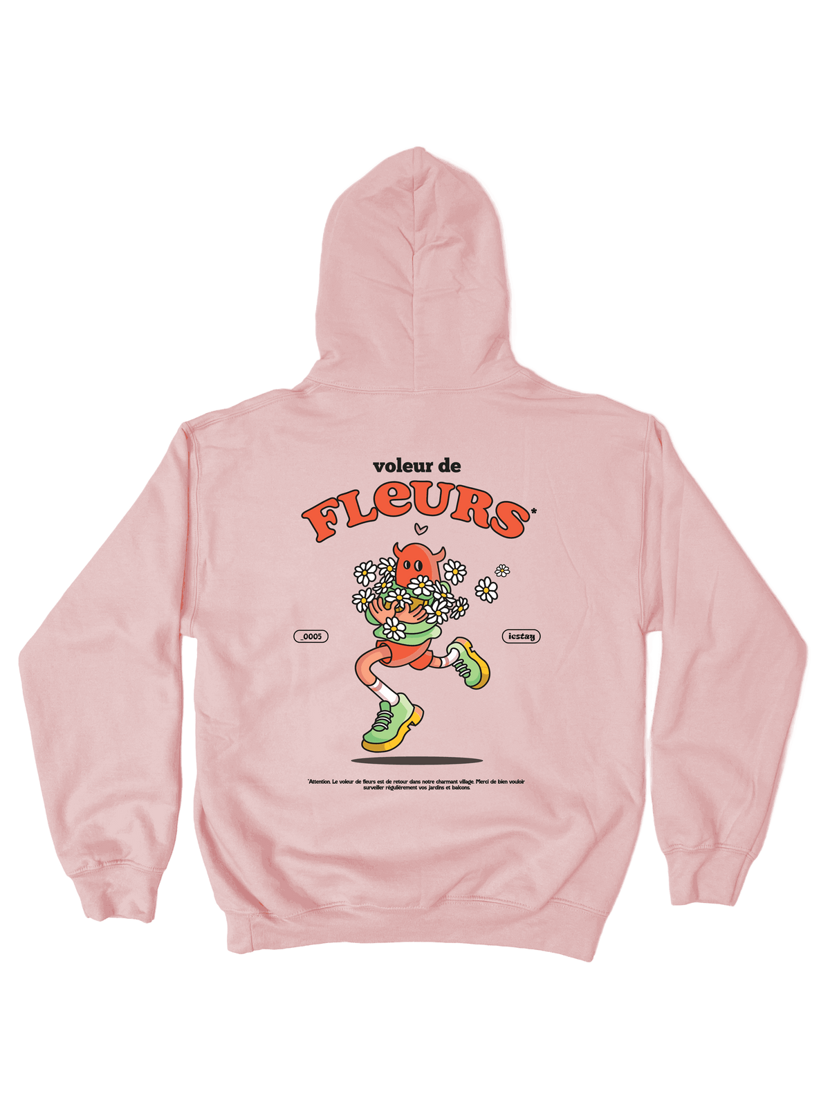 Sweat à capuche Voleur de Fleurs